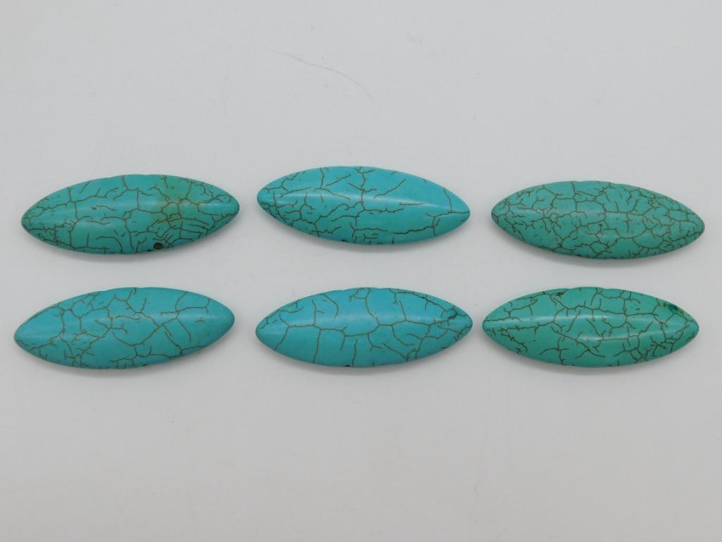 TURQUENITE BEADS ROCK STONE LAPIDARY SPECIMEN: TURQUENITE BEADS ROCK STONE LAPIDARY SPECIMEN