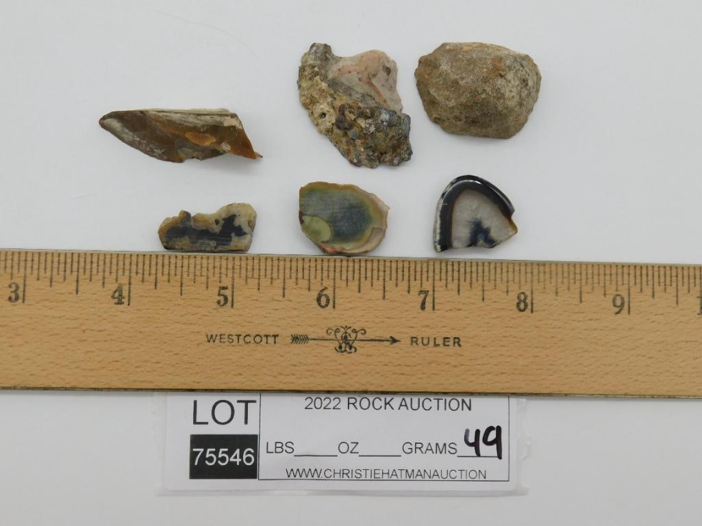 MIXED ROCK STONE LAPIDARY SPECIMEN - 2