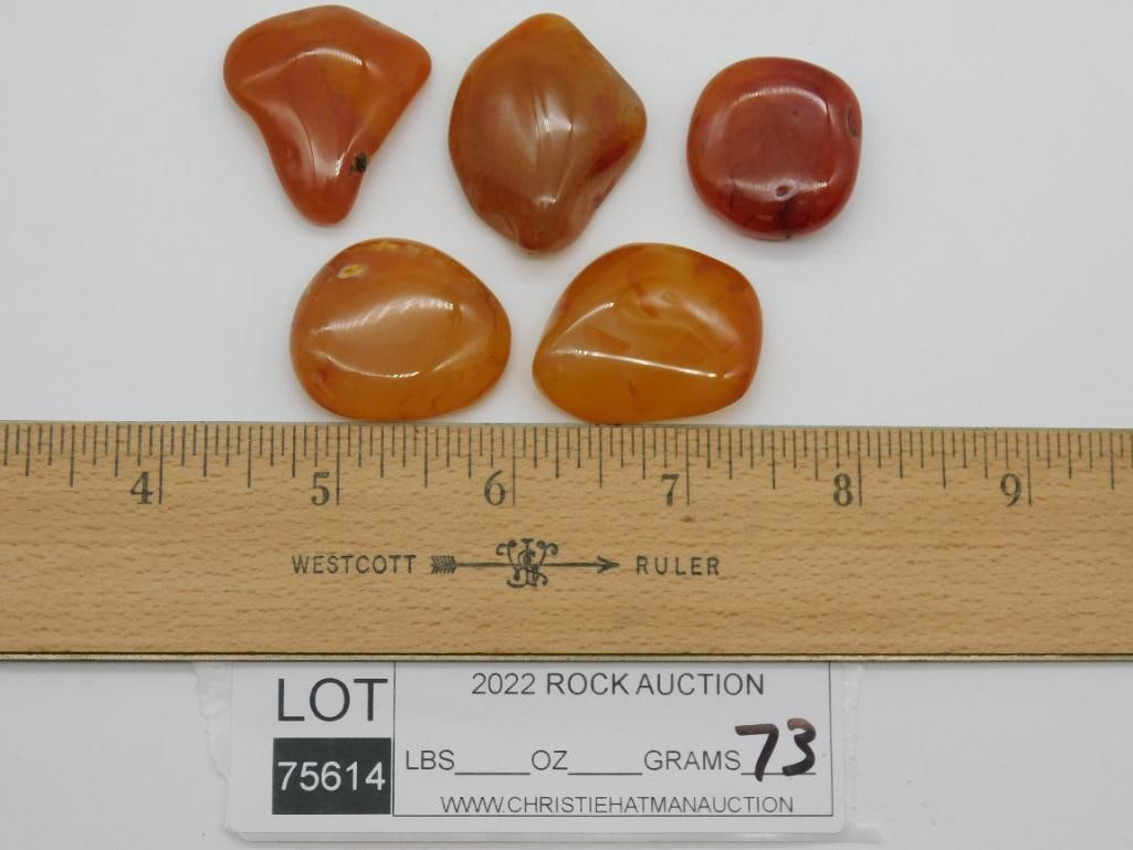 CARNELIAN ROCK STONE LAPIDARY SPECIMEN - 2