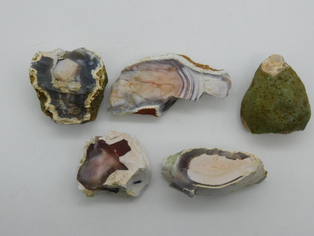 AGATE ROCK STONE LAPIDARY SPECIMEN: AGATE ROCK STONE LAPIDARY SPECIMEN