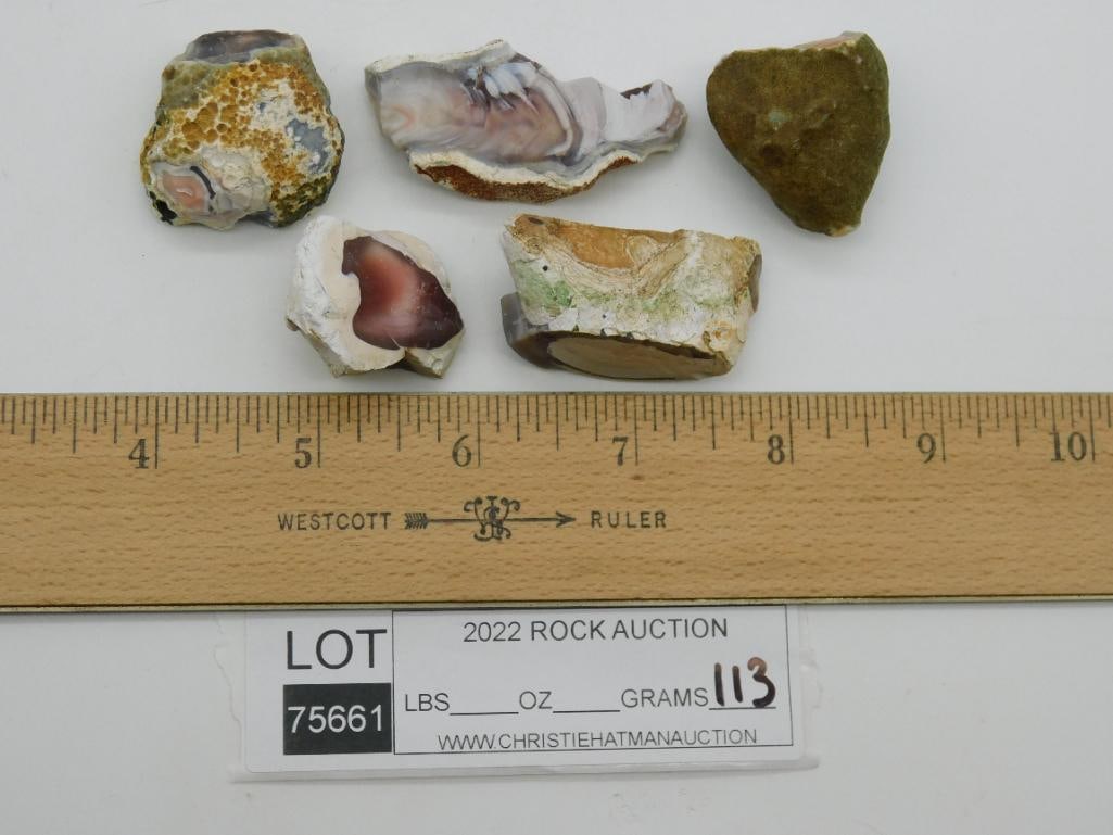 AGATE ROCK STONE LAPIDARY SPECIMEN - 2