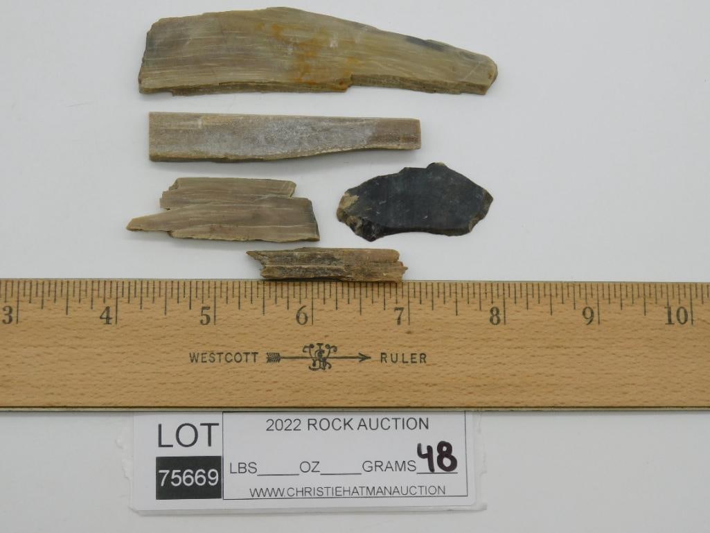 SLAB ROCK STONE LAPIDARY SPECIMEN - 3