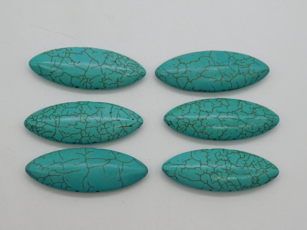 TURQUENITE BEADS ROCK STONE LAPIDARY SPECIMEN: TURQUENITE BEADS ROCK STONE LAPIDARY SPECIMEN