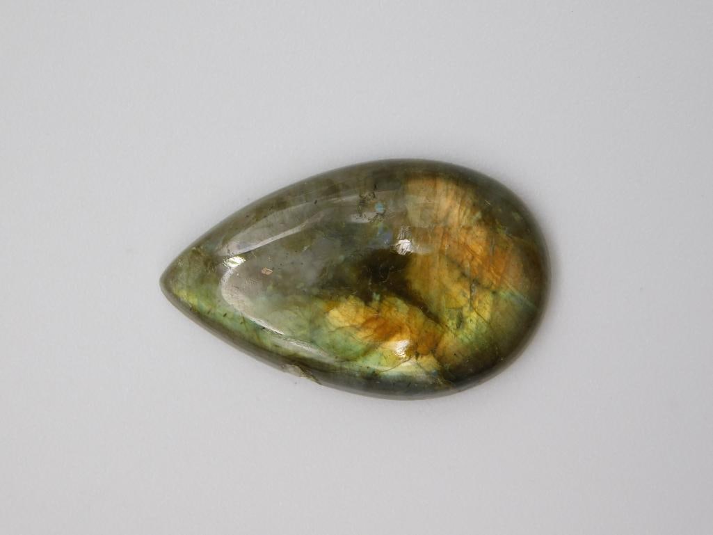 LABRADORITE CABOCHON ROCK STONE LAPIDARY SPECIMEN (1 of 2)