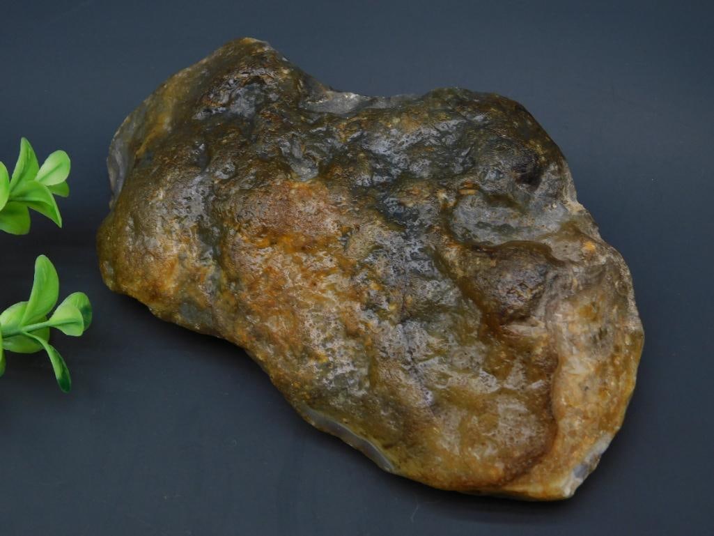 1 POUND BRAZILIAN AGATE ROCK STONE LAPIDARY SPECIMEN (1 of 2)