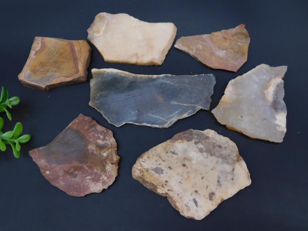 STONE SLABS ROCK STONE LAPIDARY SPECIMEN (1 of 3)