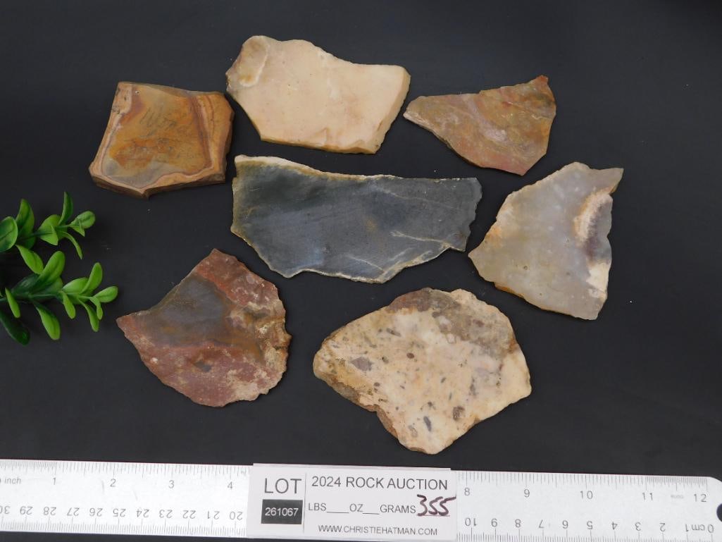 STONE SLABS ROCK STONE LAPIDARY SPECIMEN - 3