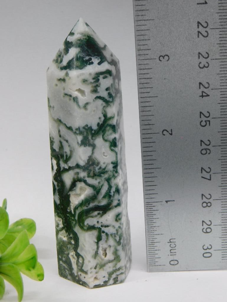 TREE AGATE TOWER ROCK STONE LAPIDARY SPECIMEN - 2