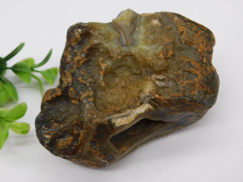 BRAZILIAN AGATE ROCK STONE LAPIDARY SPECIMEN (1 of 3)