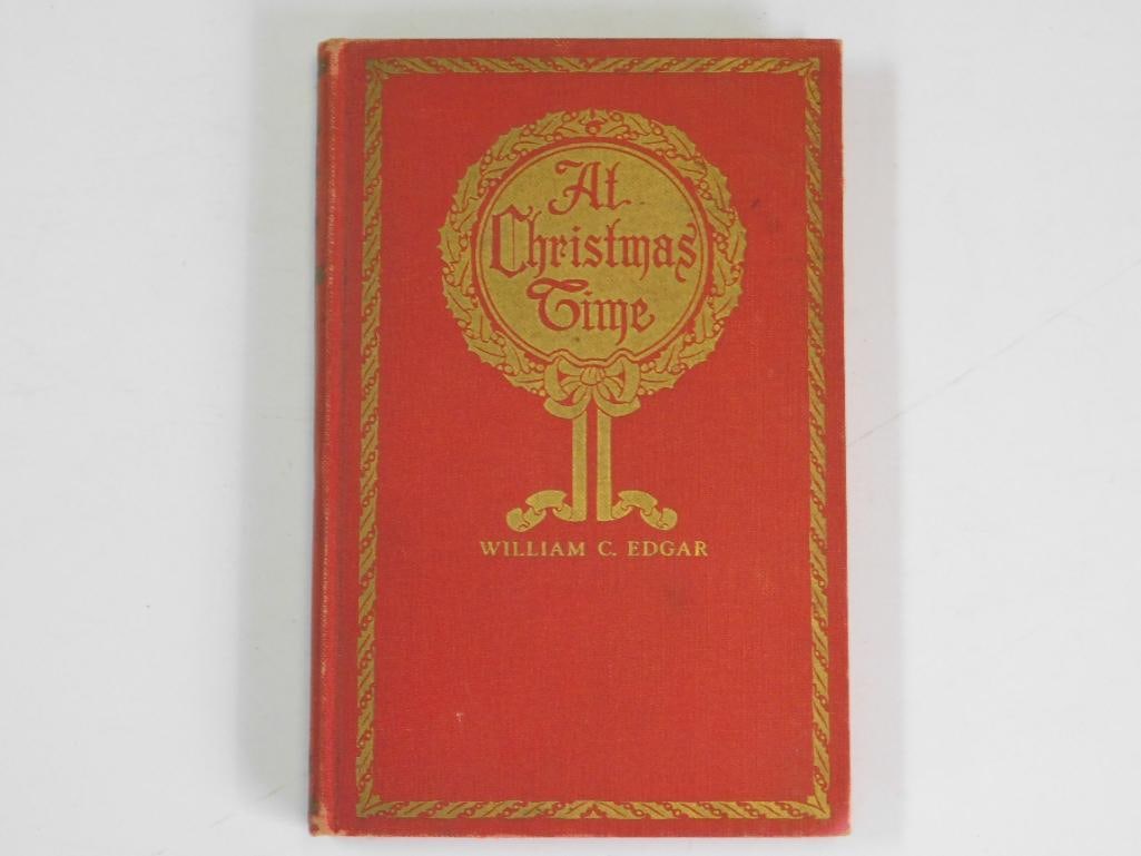 1925 AT CHRISTMAS TIME BOOK BY WILLIAM C EDGAR VINTAGE ANTIQUE (1 of 5)