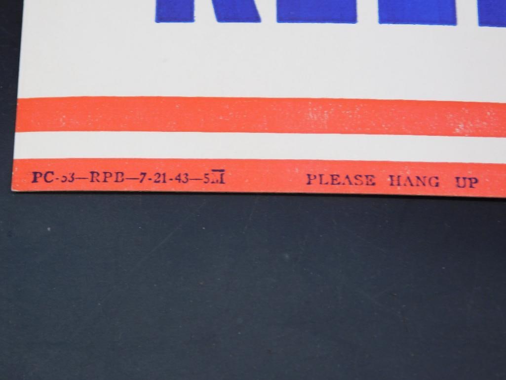 KEEP 'EM FLYING US ARMY RECRUITMENT SERVICES POSTERS - 2