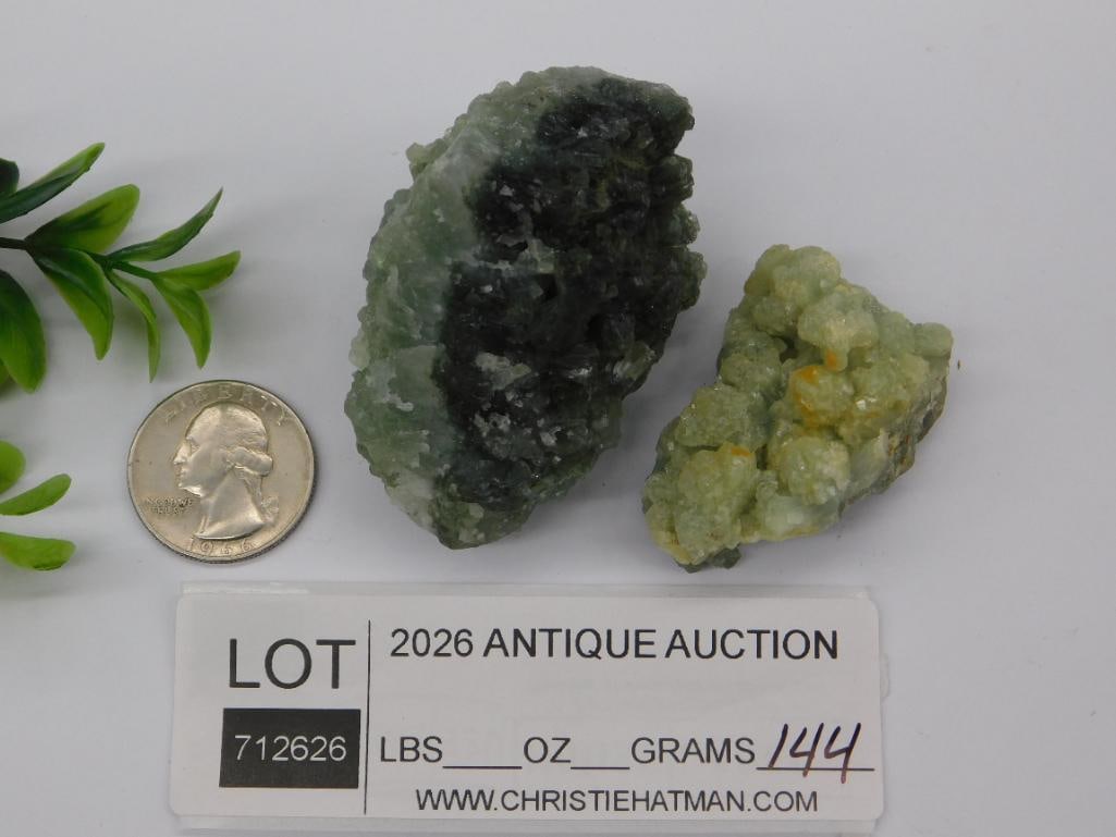 PREHNITE ROCK STONE LAPIDARY SPECIMEN - 2