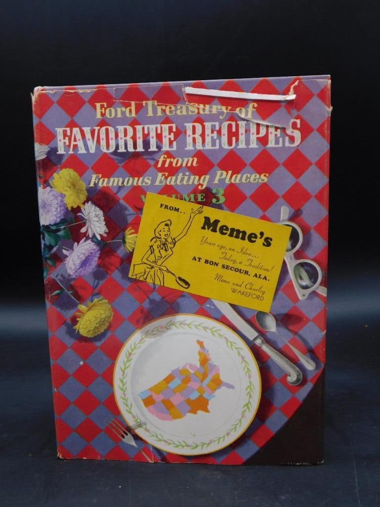 1959 FORD TREASURY OF FAVORITE RECIPES FROM FAMOUS EATING PLACES BOOK: 1959 FORD TREASURY OF FAVORITE RECIPES FROM FAMOUS EATING PLACES BOOK