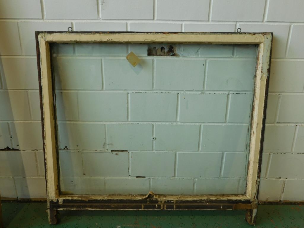 ARCHITECTURAL STAINED GLASS WINDOW ART VINTAGE ANTIQUE (1 of 3)