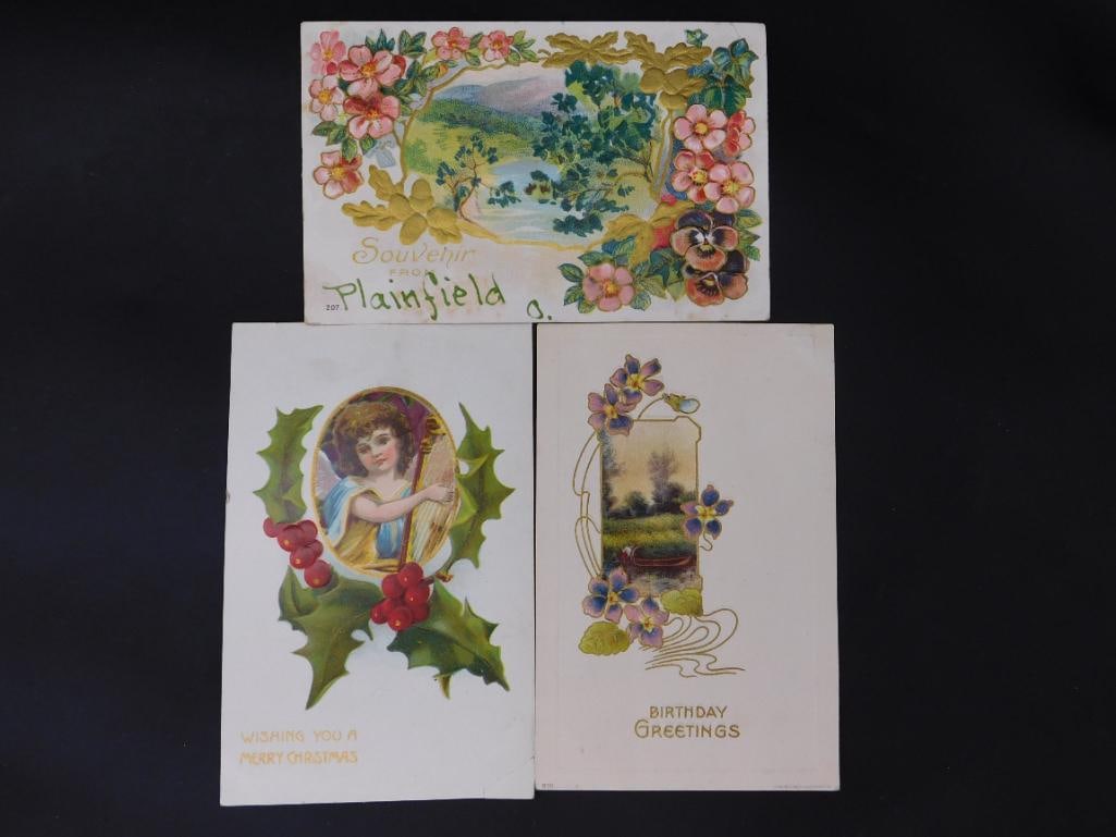 VINTAGE POSTCARDS ANTIQUE EPHEMERA (1 of 3)