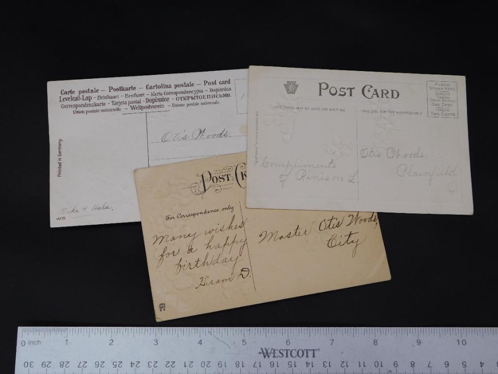 VINTAGE POSTCARDS ANTIQUE EPHEMERA - 3