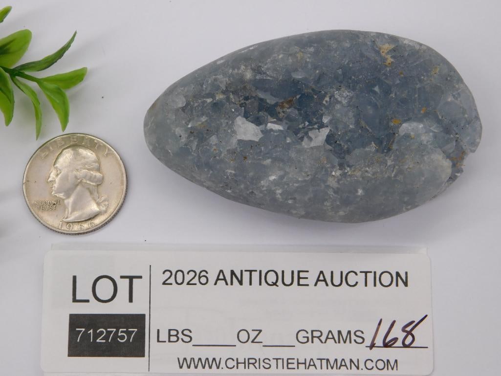 CELESTITE ROCK STONE LAPIDARY SPECIMEN - 2