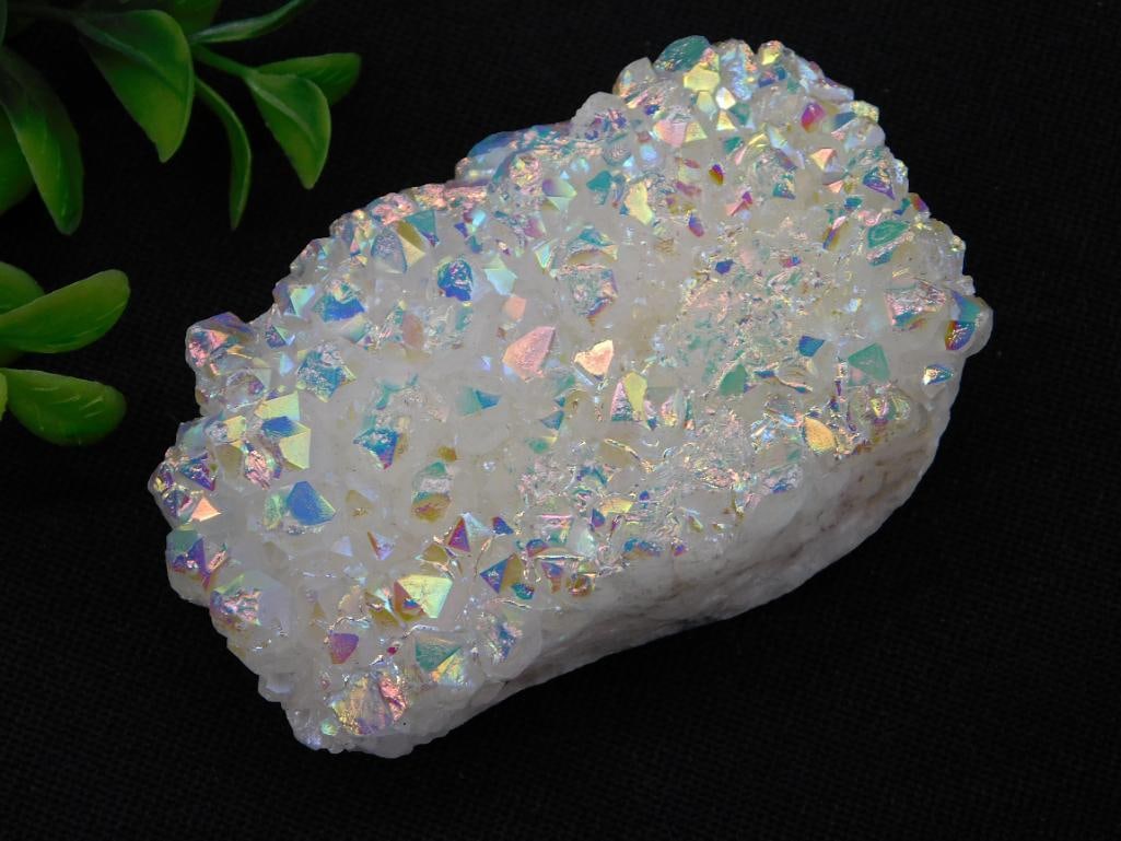 ANGEL AURA QUARTZ ROCK STONE LAPIDARY SPECIMEN: ANGEL AURA QUARTZ ROCK STONE LAPIDARY SPECIMEN