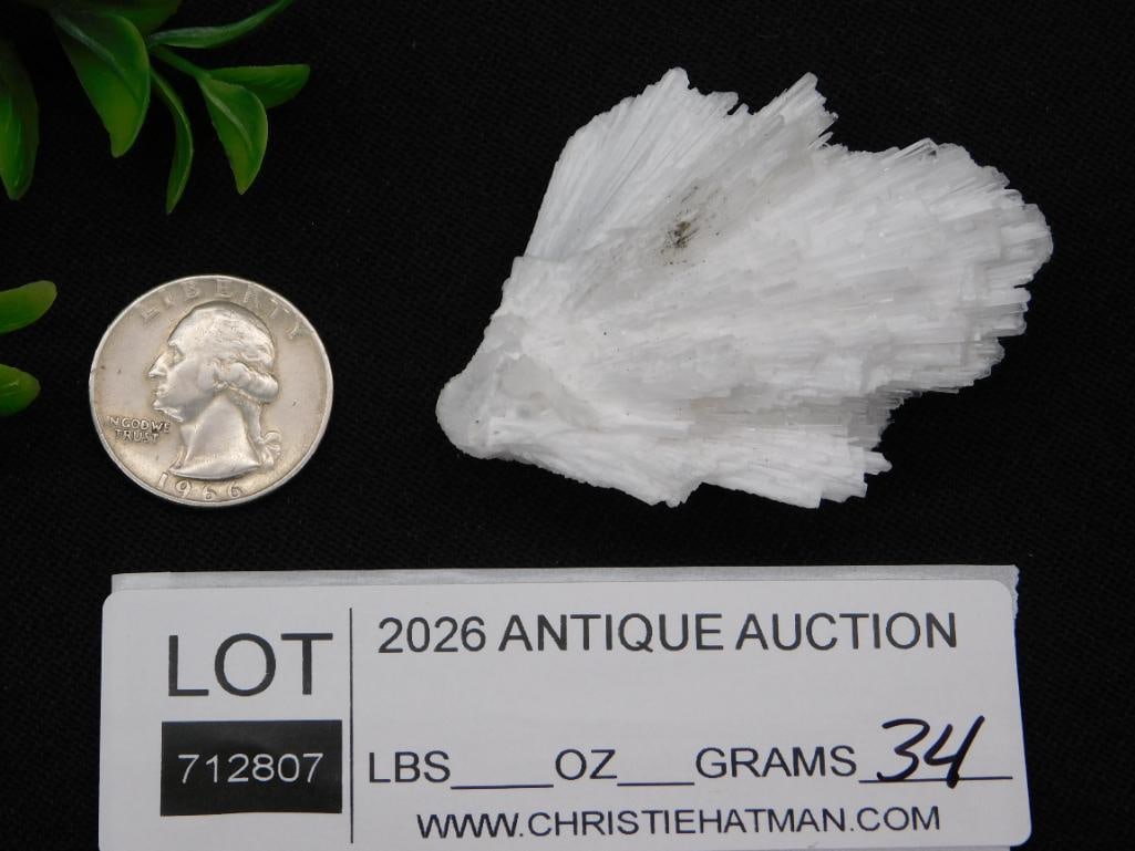 SCOLECITE ROCK STONE LAPIDARY SPECIMEN - 2