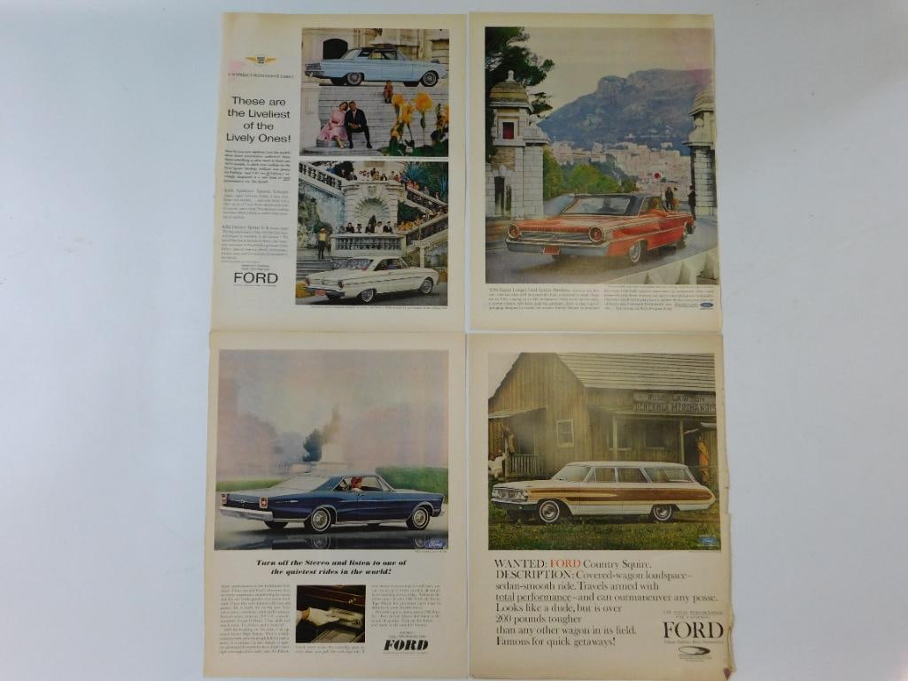 FORD ADVERTISING MAGAZINE INSERTS VINTAGE ANTIQUE AUTOMOBILIA (1 of 4)