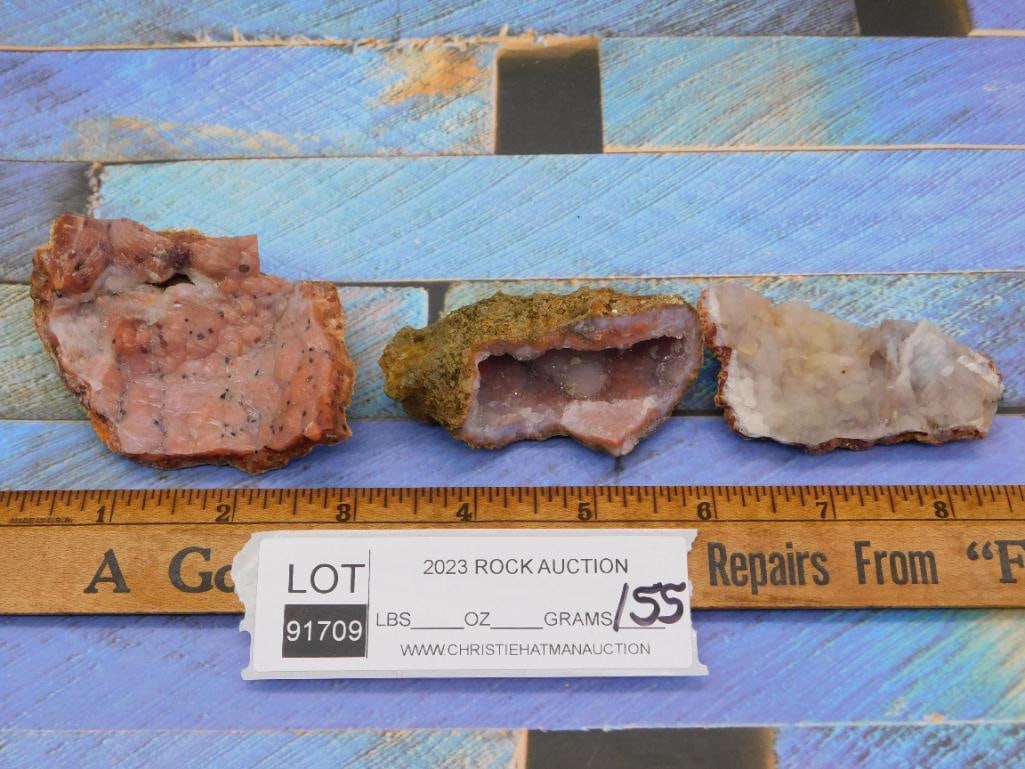 CAVE GEODE ROCK STONE LAPIDARY SPECIMEN - 2