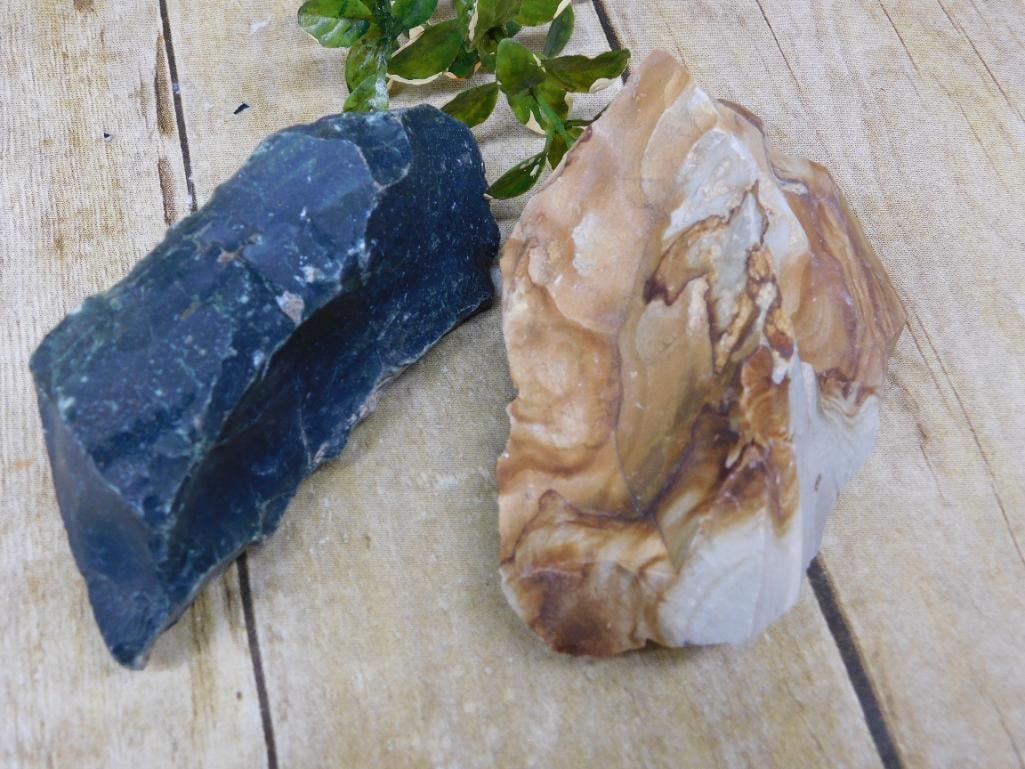 MIXED ROUGH LOT ROCK STONE LAPIDARY SPECIMEN: MIXED ROUGH LOT ROCK STONE LAPIDARY SPECIMEN