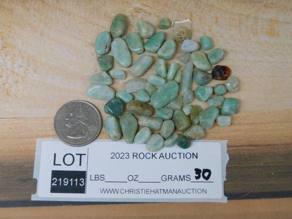 CHRYSOPRASE ROCK STONE LAPIDARY SPECIMEN - 2