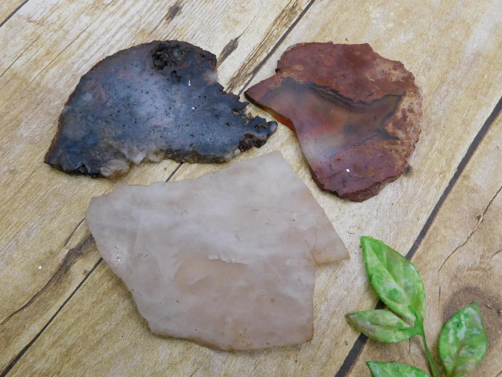 STONE SLABS ROCK STONE LAPIDARY SPECIMEN - 2