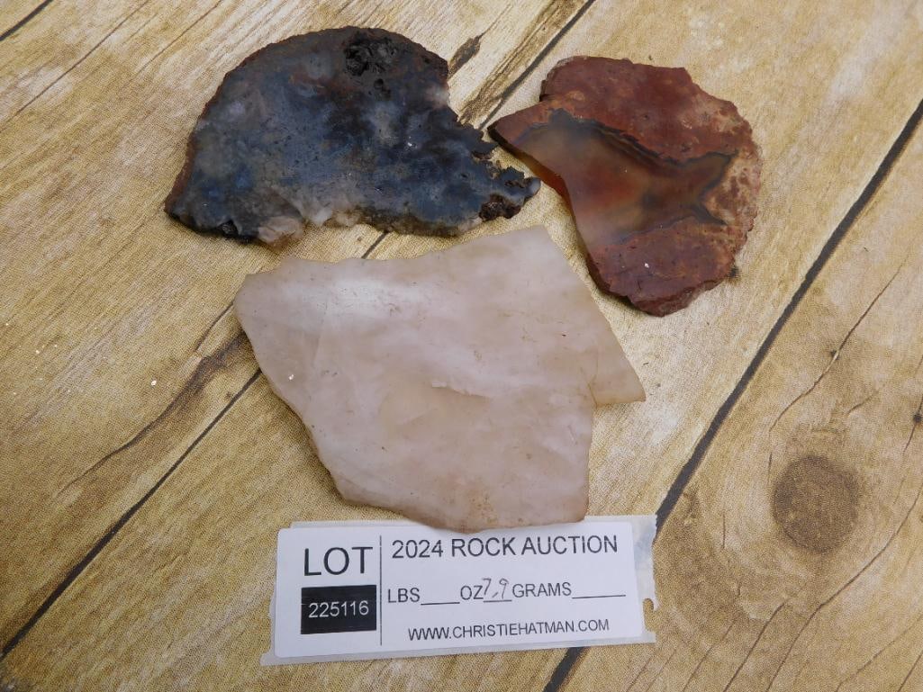 STONE SLABS ROCK STONE LAPIDARY SPECIMEN - 3