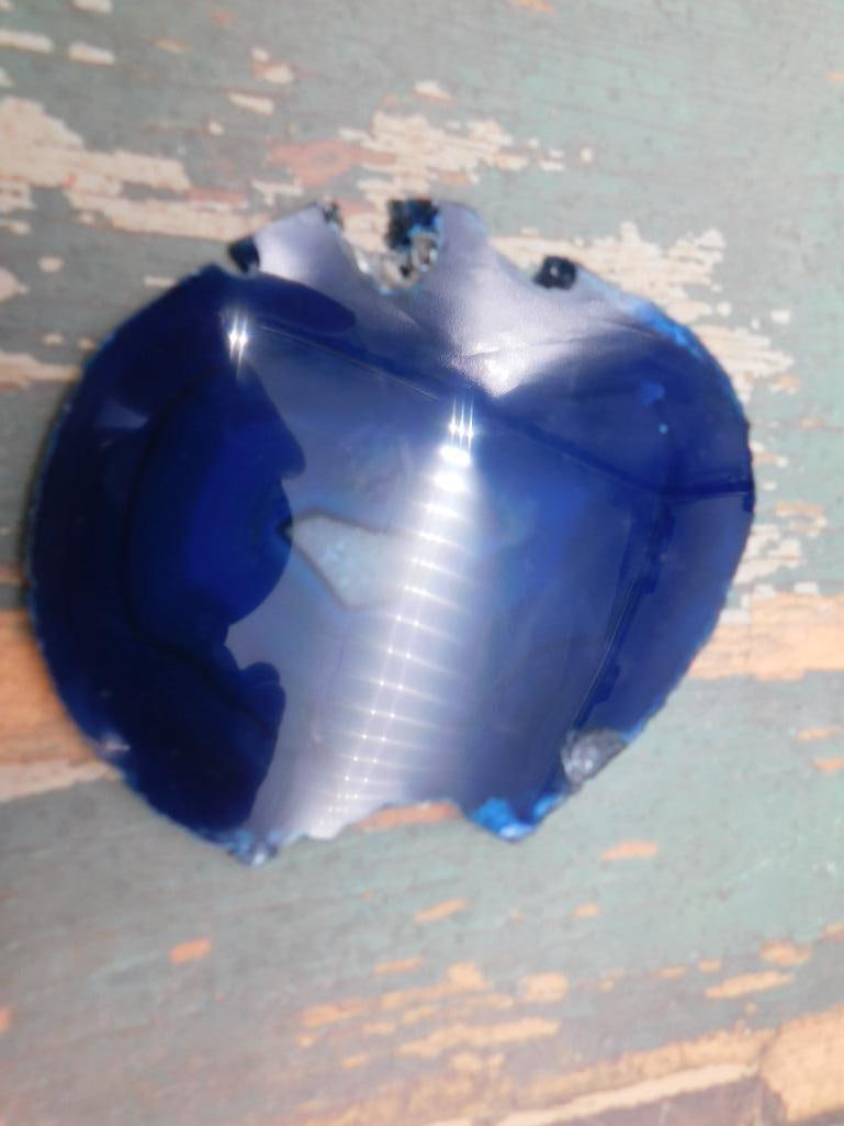 AGATE SLICE ROCK STONE LAPIDARY SPECIMEN - 2