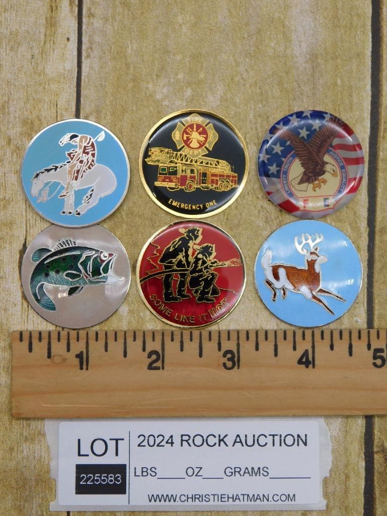 MIXED CABOCHON MEDALLIONS - 2