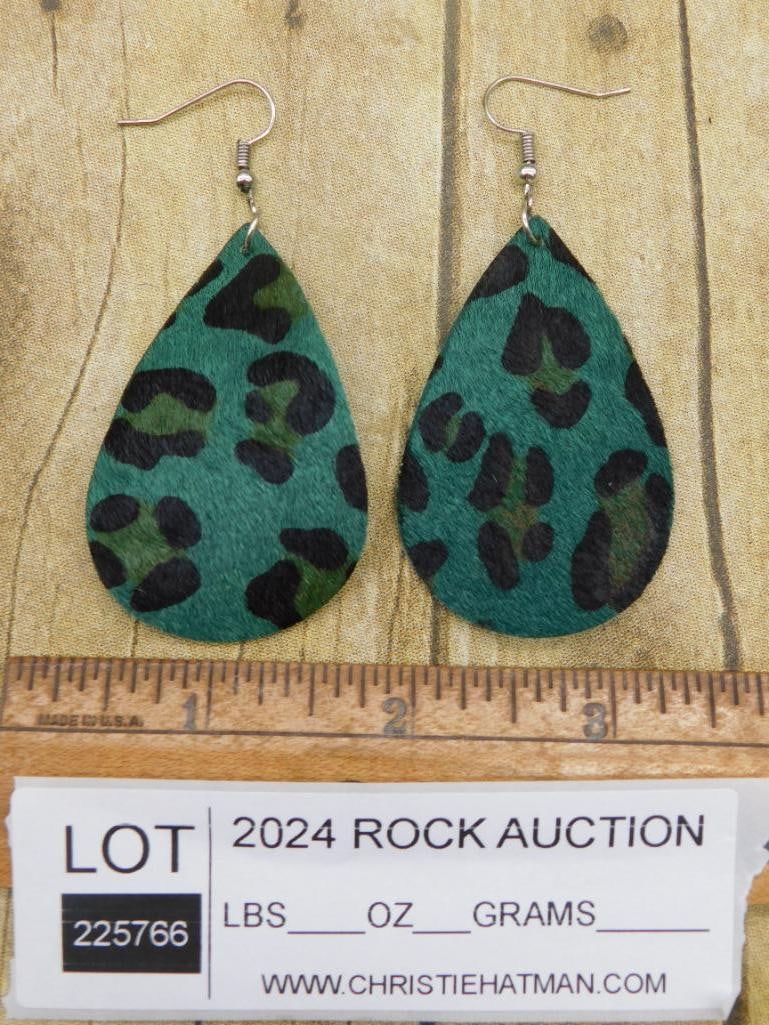 LEOPARD PRINT EARRINGS - 2