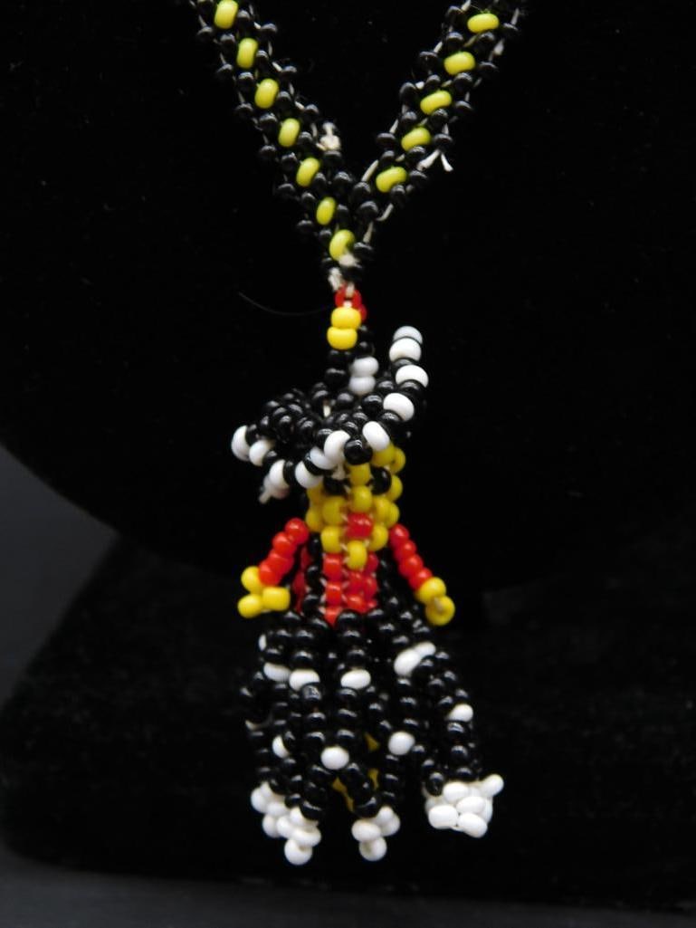 SEED BEAD NECKLACE ROCK STONE LAPIDARY SPECIMEN: SEED BEAD NECKLACE ROCK STONE LAPIDARY SPECIMEN