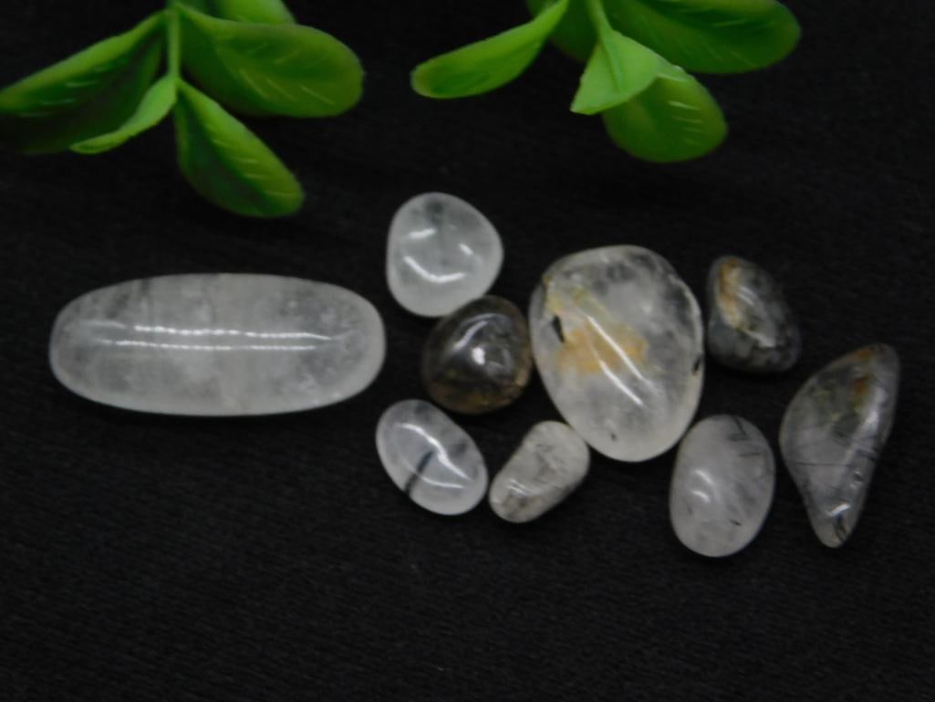 TOURMALINE IN QUARTZ ROCK STONE LAPIDARY SPECIMEN: TOURMALINE IN QUARTZ ROCK STONE LAPIDARY SPECIMEN