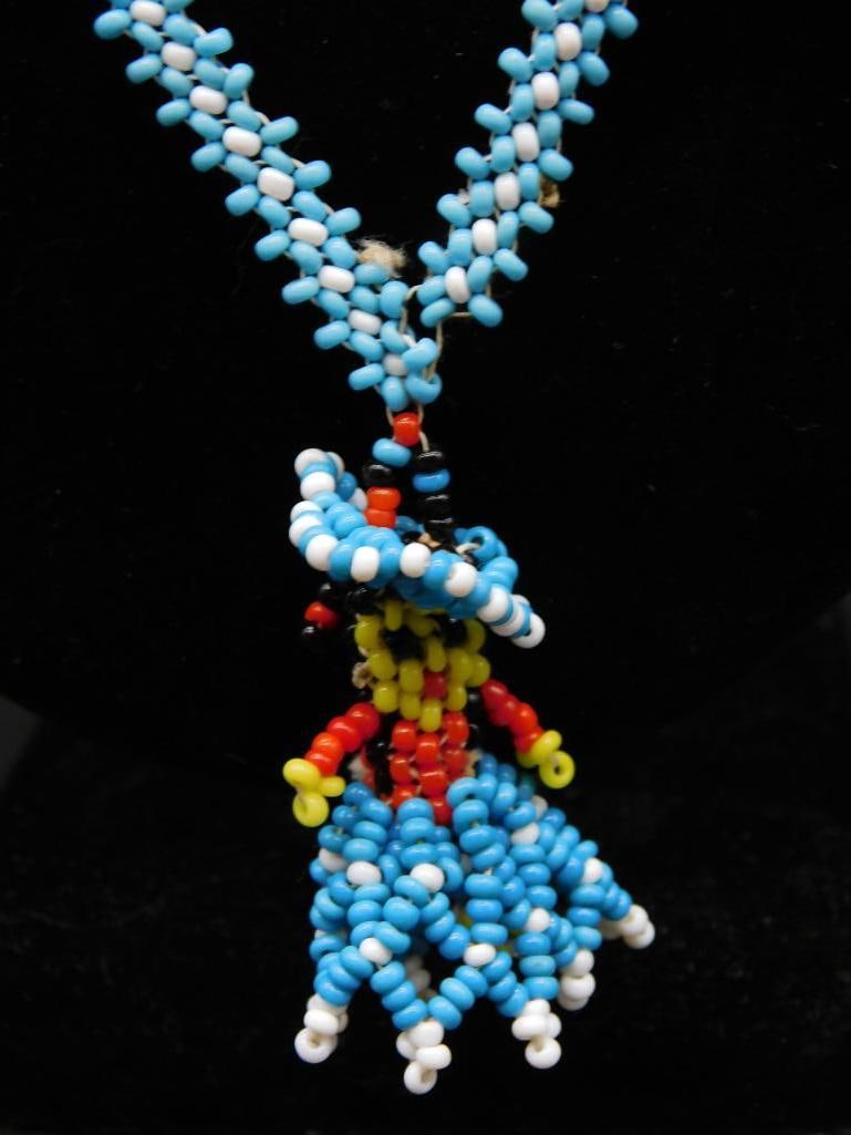 SEED BEAD NECKLACE ROCK STONE LAPIDARY SPECIMEN: SEED BEAD NECKLACE ROCK STONE LAPIDARY SPECIMEN