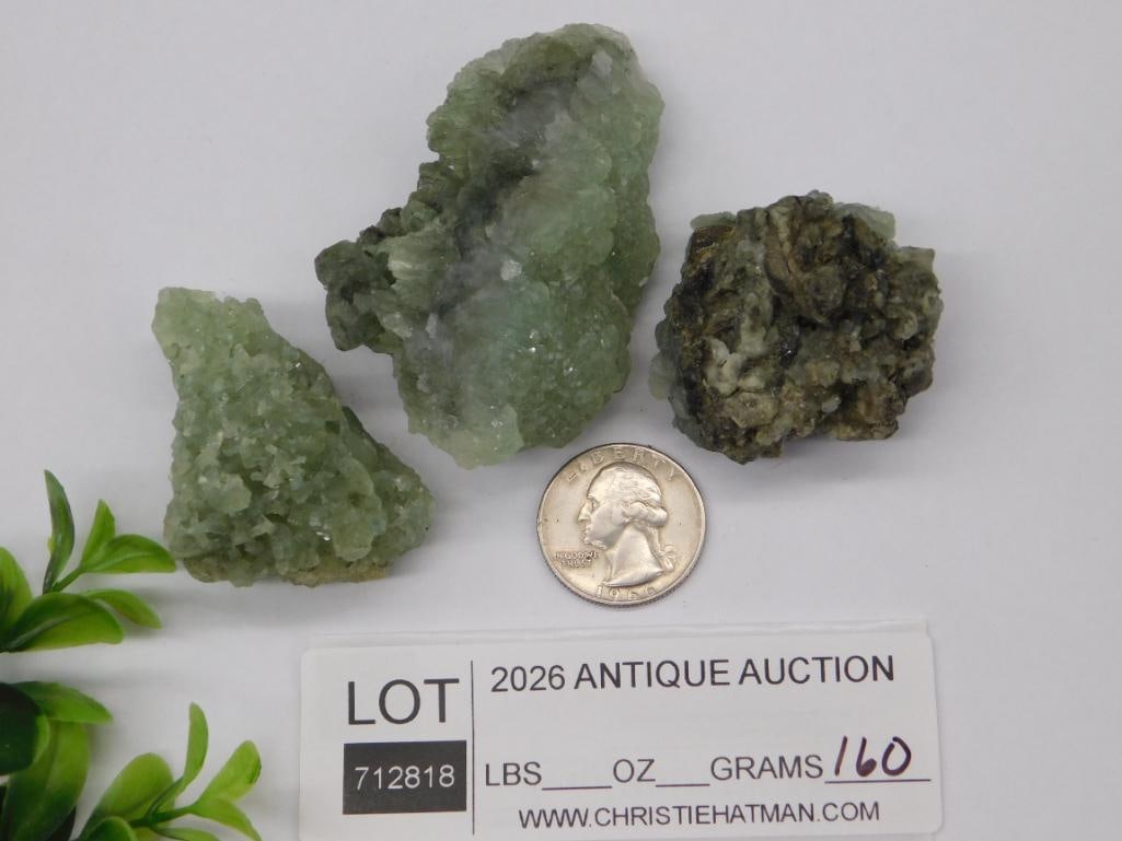 PREHNITE ROCK STONE LAPIDARY SPECIMEN - 2