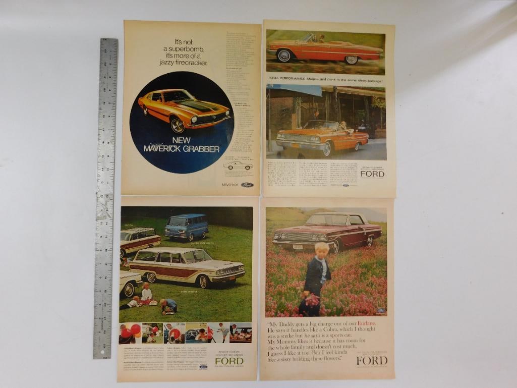 FORD ADVERTISING INSERT AUTOMOBILIA ANTIQUE - 3