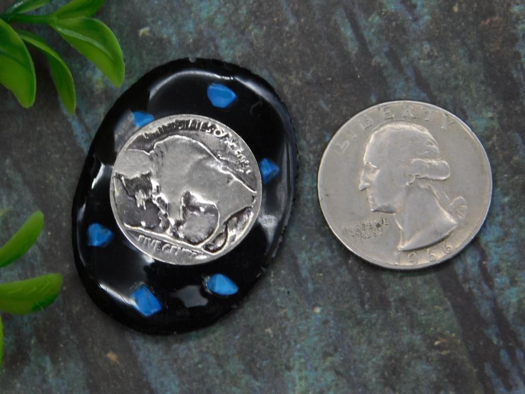 Buffalo Nickel Cabochon - 2