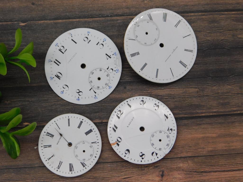 POCKET WATCH ENAMEL DIALS VINTAGE ANTIQUE: POCKET WATCH ENAMEL DIALS VINTAGE ANTIQUE