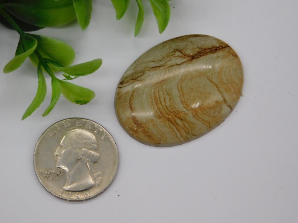 JASPER CABOCHON ROCK STONE LAPIDARY SPECIMEN - 2