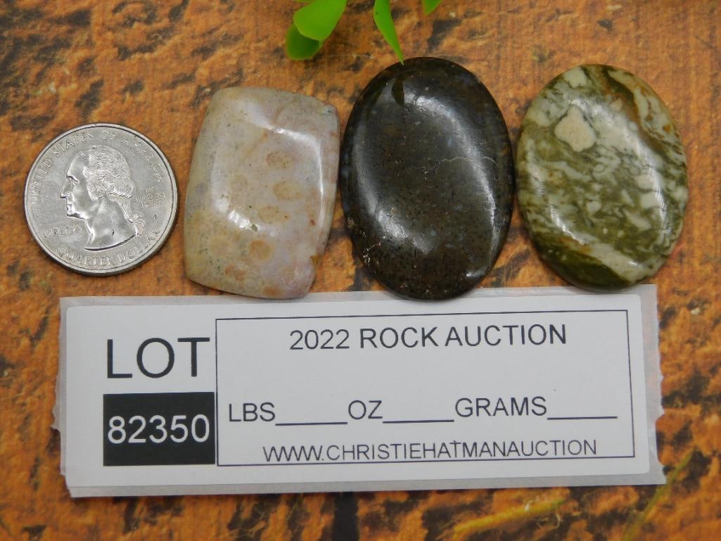 CABOCHONS ROCK STONE LAPIDARY SPECIMEN - 2
