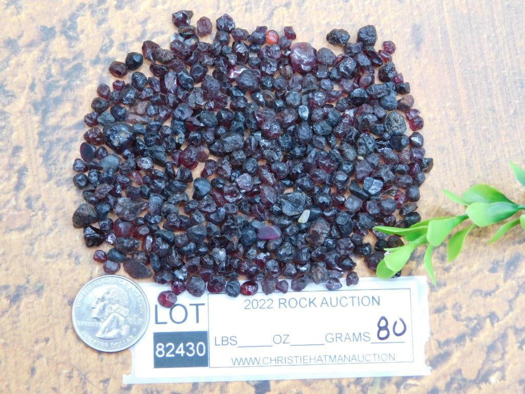GARNET ROCK STONE LAPIDARY SPECIMEN - 2