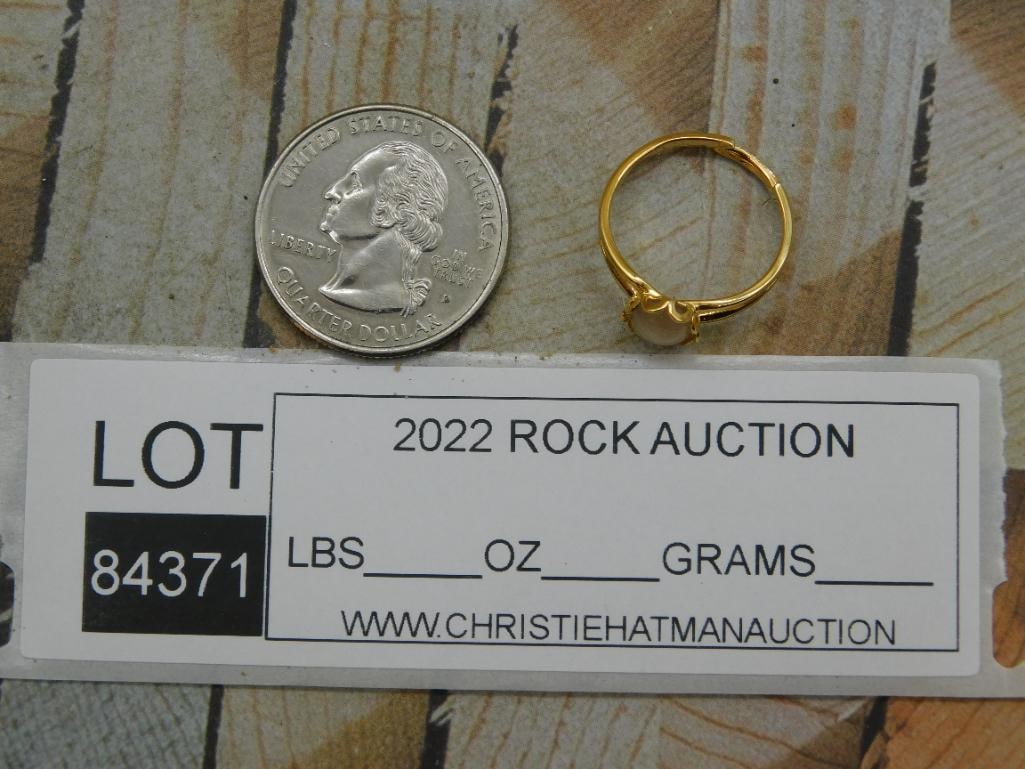 STONE RING ROCK STONE LAPIDARY SPECIMEN - 2