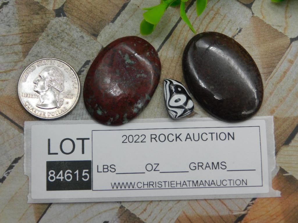CABOCHONS ROCK STONE LAPIDARY SPECIMEN - 2