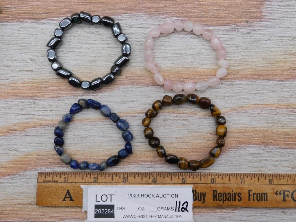 STONE BRACELETS ROCK STONE LAPIDARY SPECIMEN - 2
