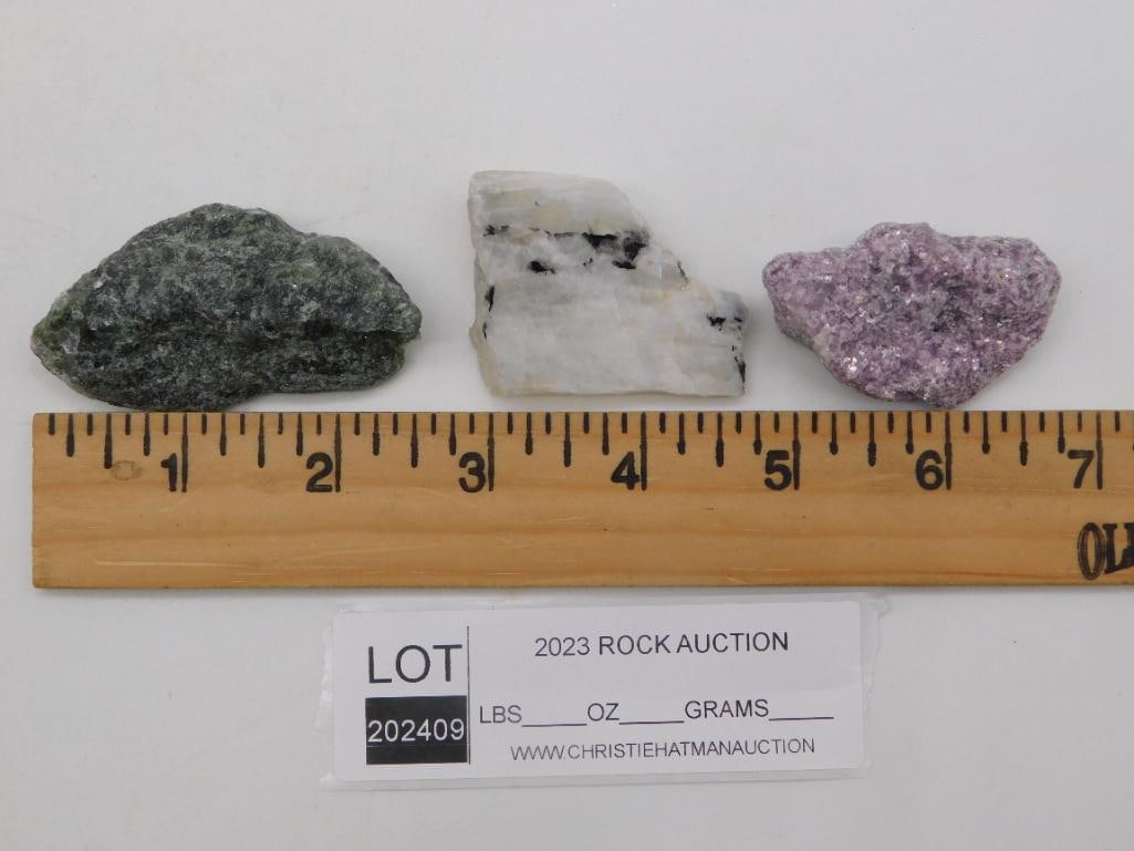 MIXED ROUGH ROCK STONE LAPIDARY SPECIMEN - 2