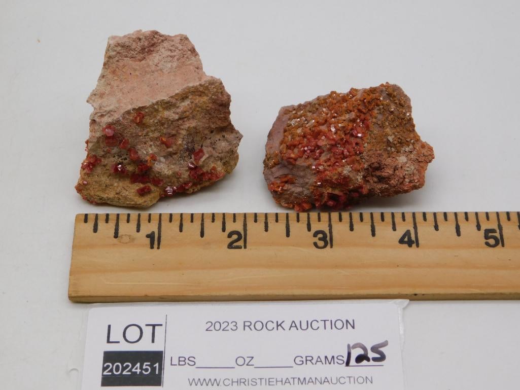 VANADINITE ROCK STONE LAPIDARY SPECIMEN - 2