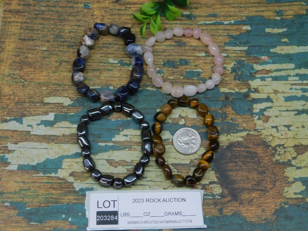 STONE BRACELETS ROCK STONE LAPIDARY SPECIMEN - 2