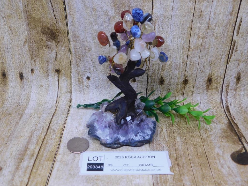 STONE TREE ROCK STONE LAPIDARY SPECIMEN - 3