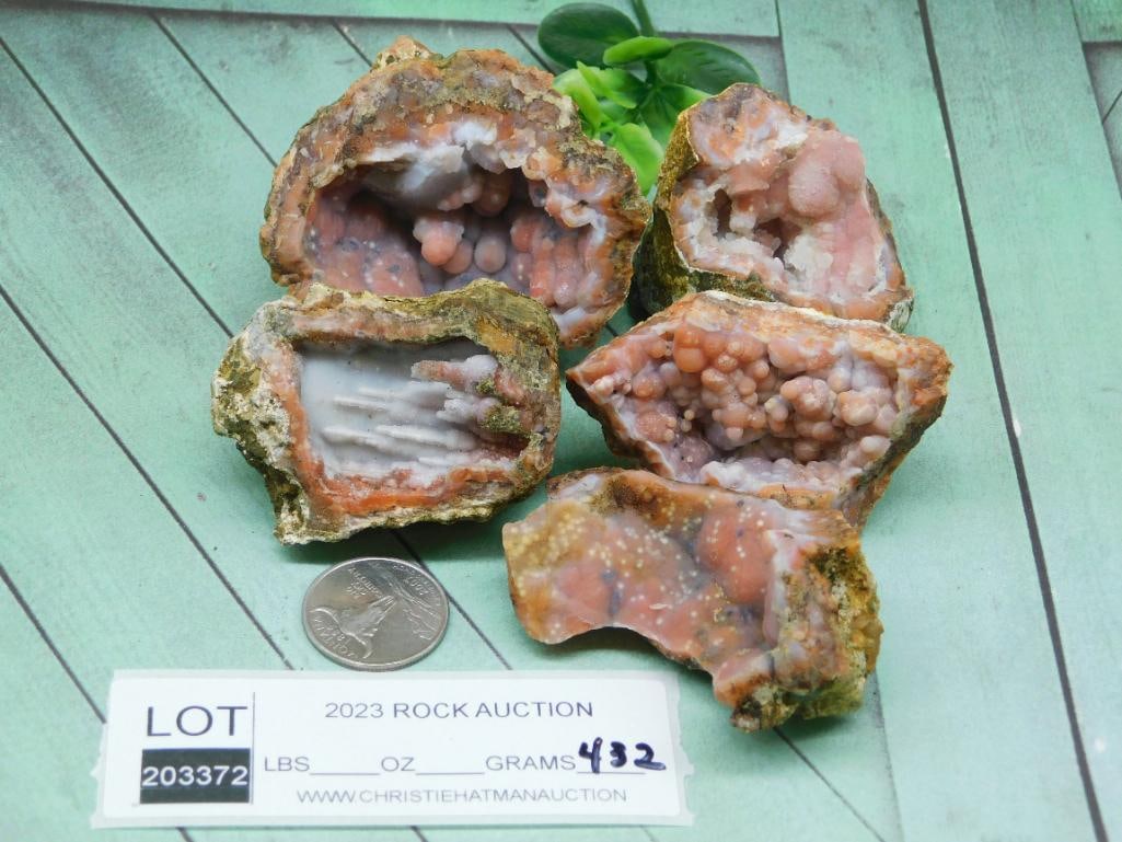 CAVE GEODE ROCK STONE LAPIDARY SPECIMEN - 2